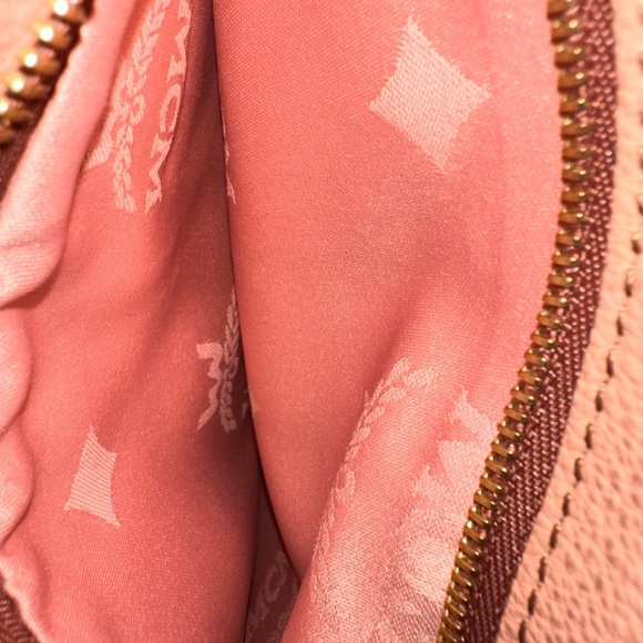 MCM Pink Structured Tote Bag with Double Handles - Picture 3 of 10